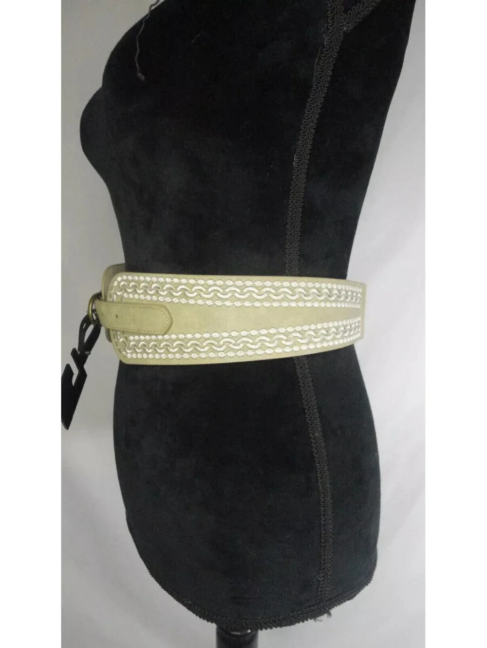2x INC International Concepts Womens Waist Belt Wide Stretch M/L **READ**